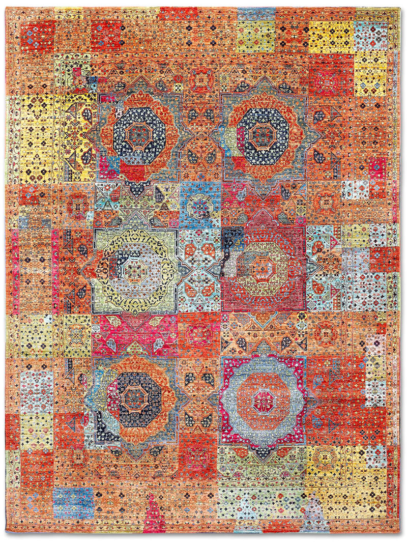 Tapis Cosmique No. 07 Orange