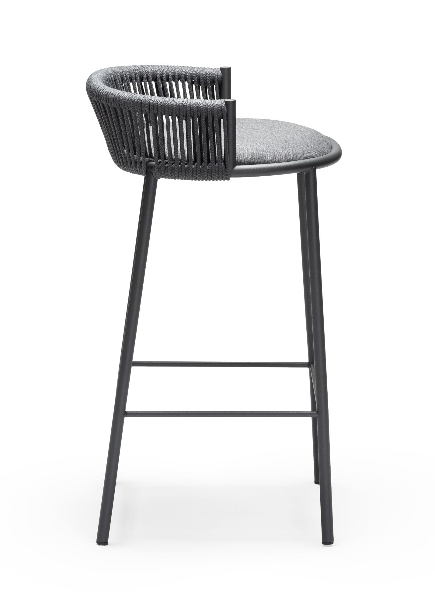 Tabouret de Bar d'Extérieur Millie SG-65 Gris