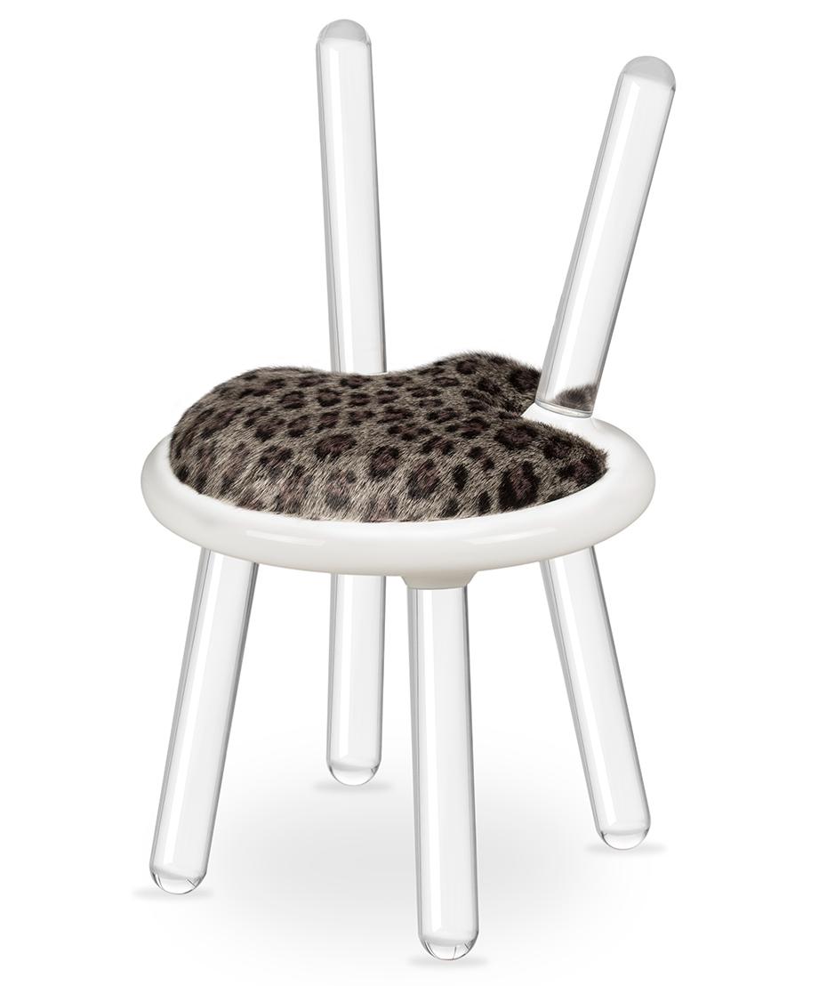 Chaise enfant Illusion Léopard
