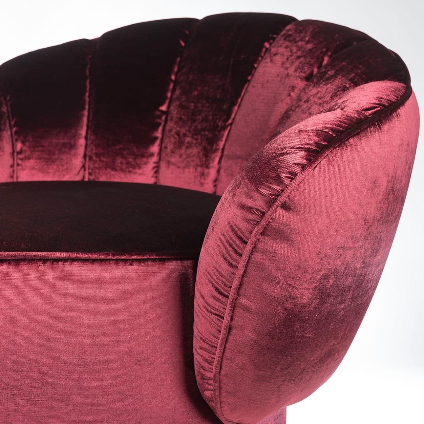 Fauteuil Kidman bordeaux