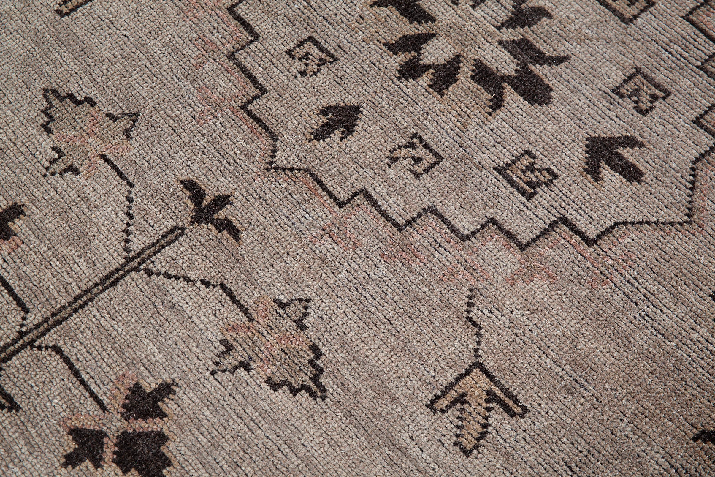 Tapis en Laine Khotan Noué à la Main