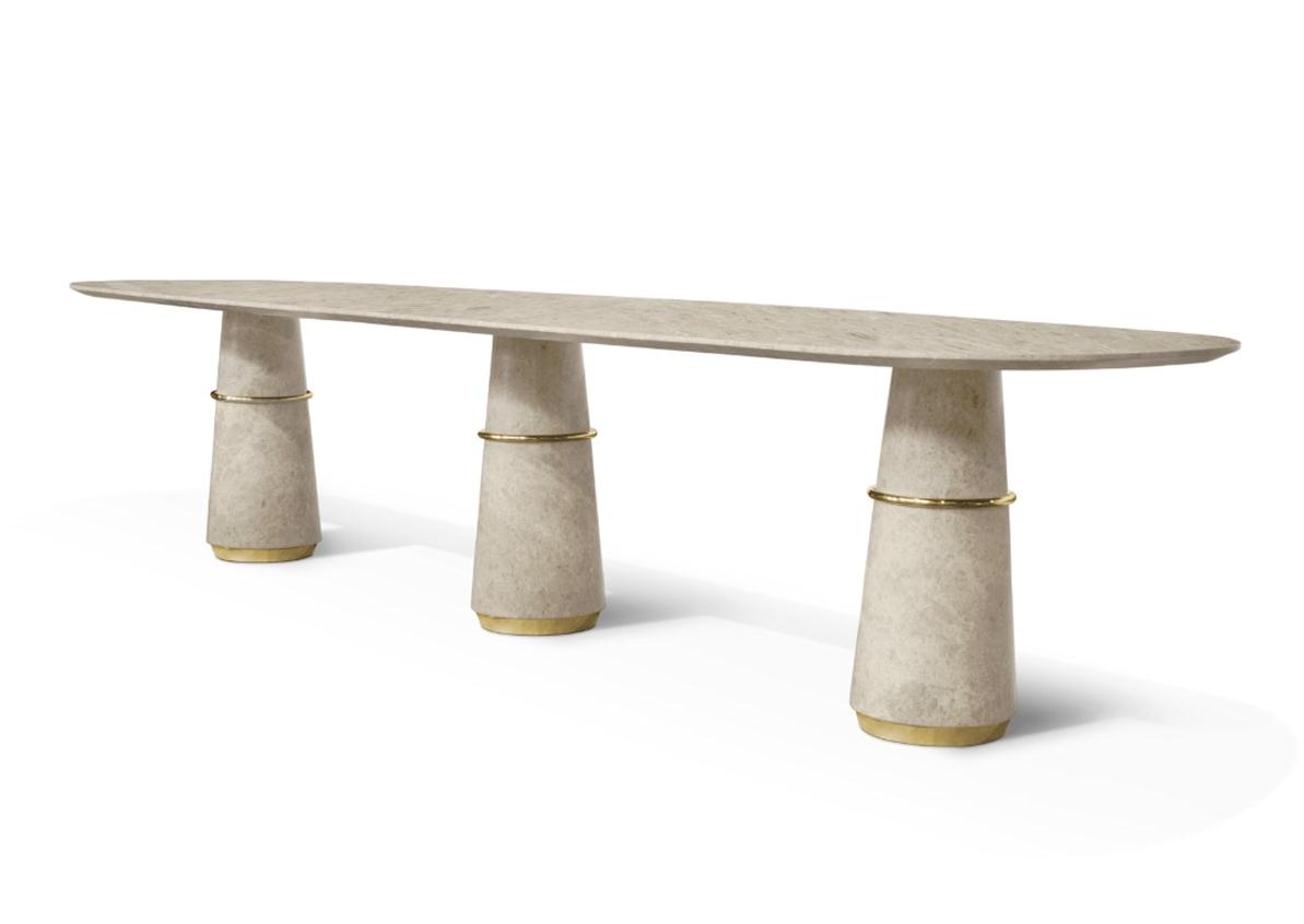 Table de Salle à Manger en Marbre