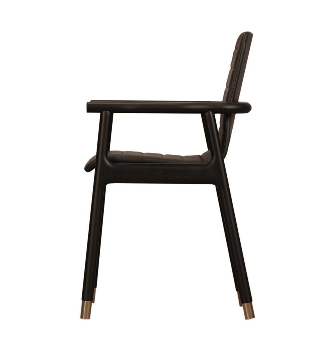 Chaise Joyce avec accoudoirs