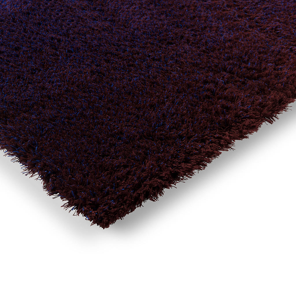 Tapis haut Shade Bleu Électrique / Aubergine