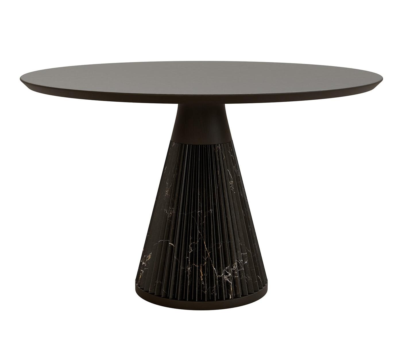 Table de salle à manger Marilyn en marbre noir