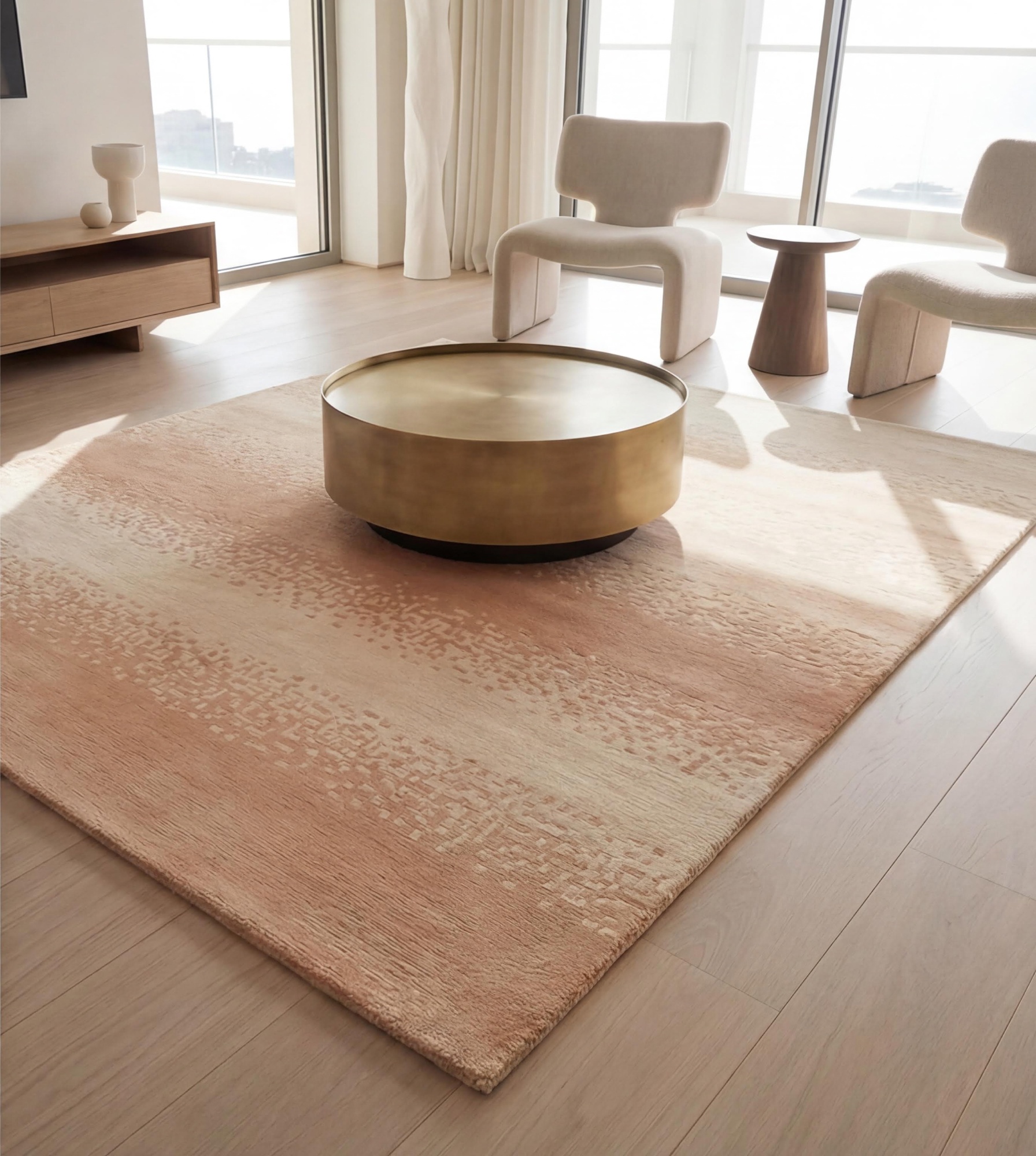 Tapis Soft Ombre Blush
