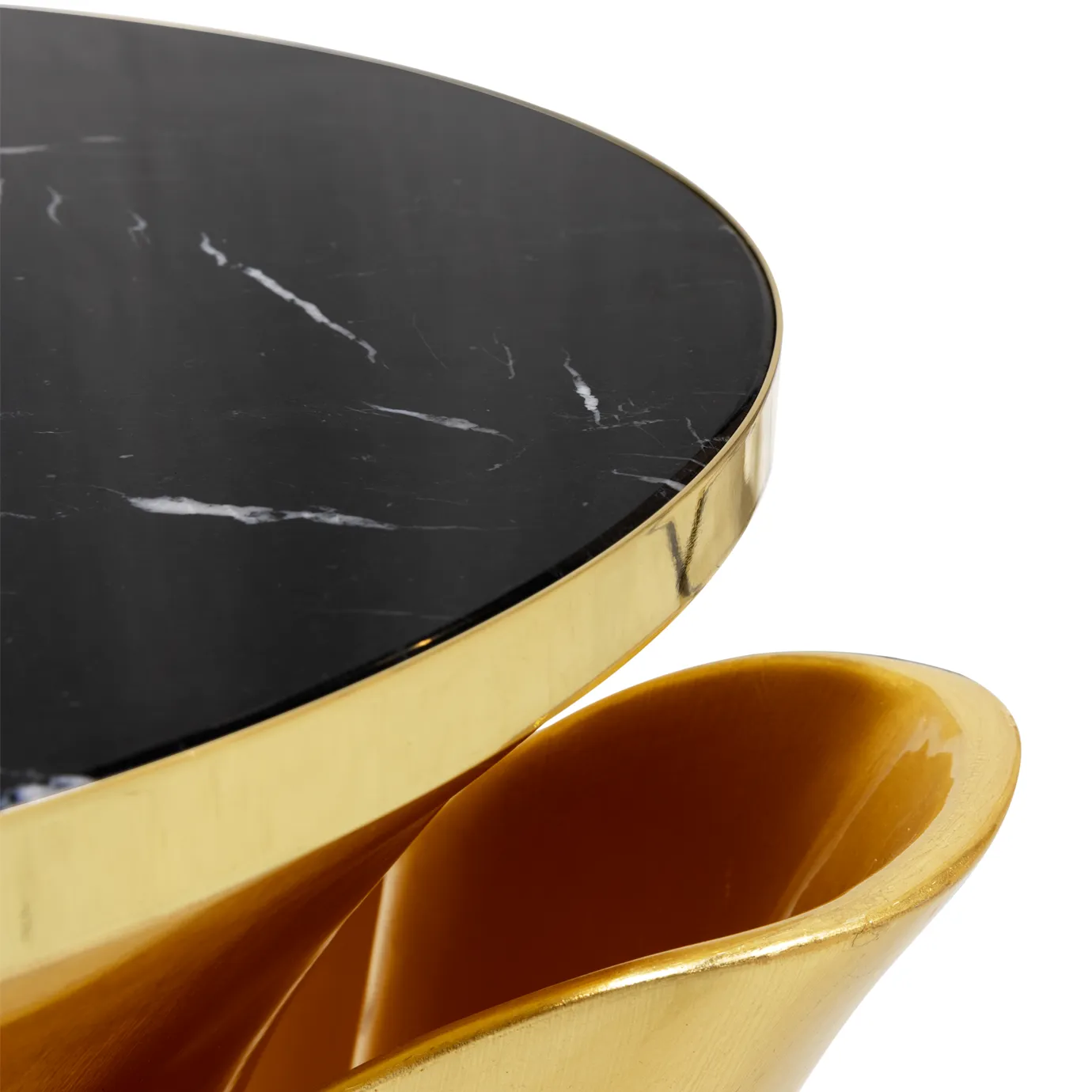 Table d’Appoint Yasmine Feuille d’Or