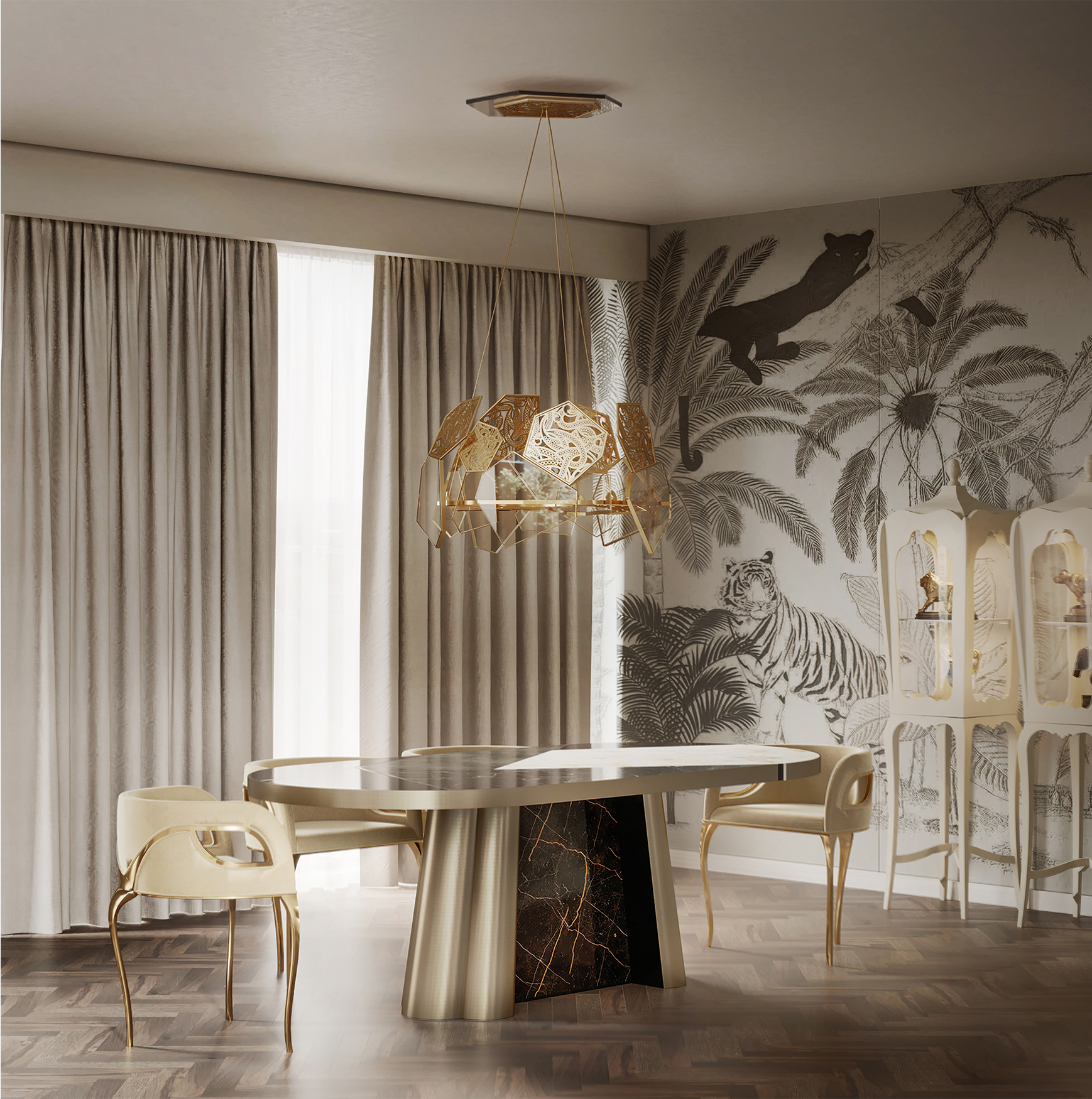 Fauteuil Accent Chandra