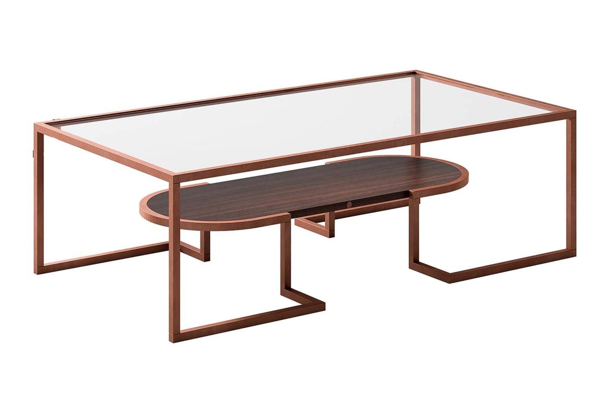 Table Basse Cadre Marron