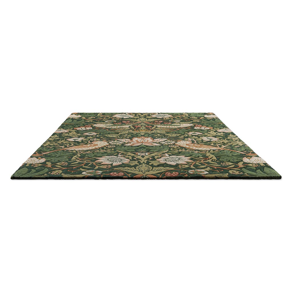Strawberry Thief Forest Tapis | Taille: 200 × 280 cm