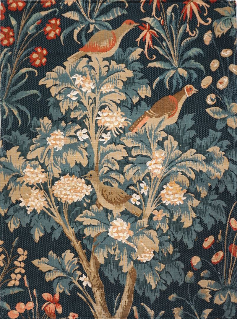 Tapisserie Offrande du Cœur – Arbre et Oiseaux
