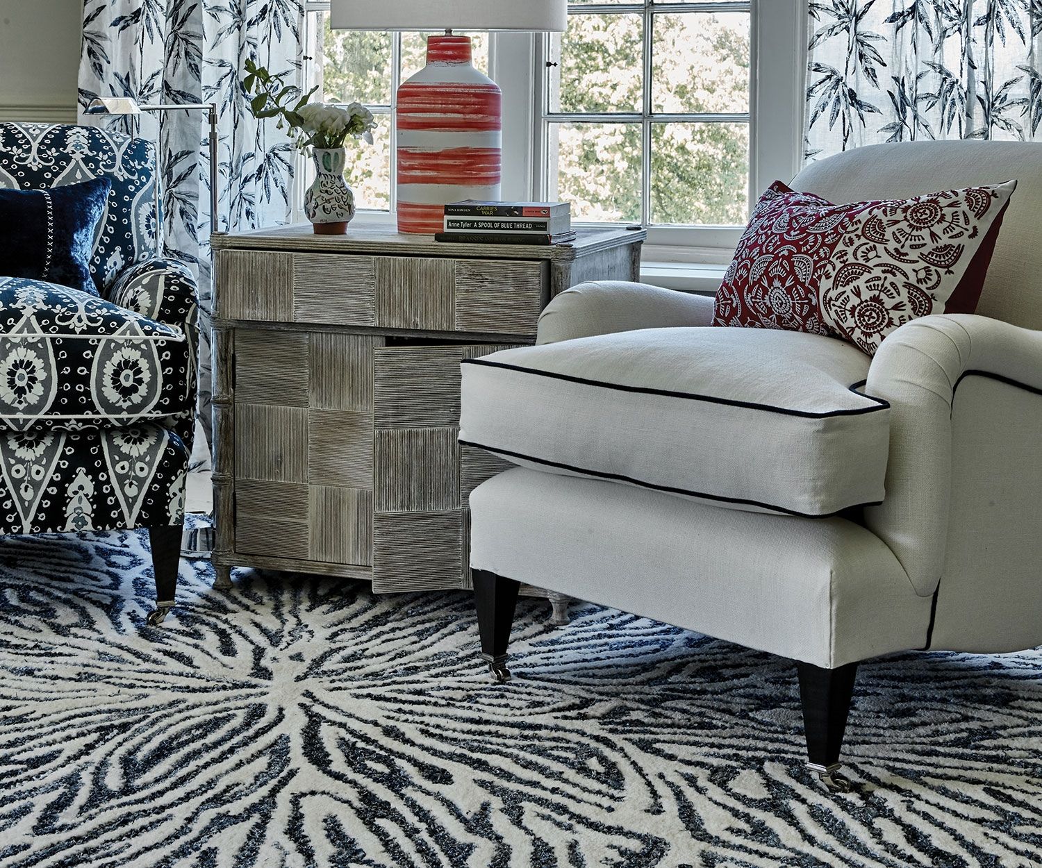 Tapis Flavia Tons Bleus