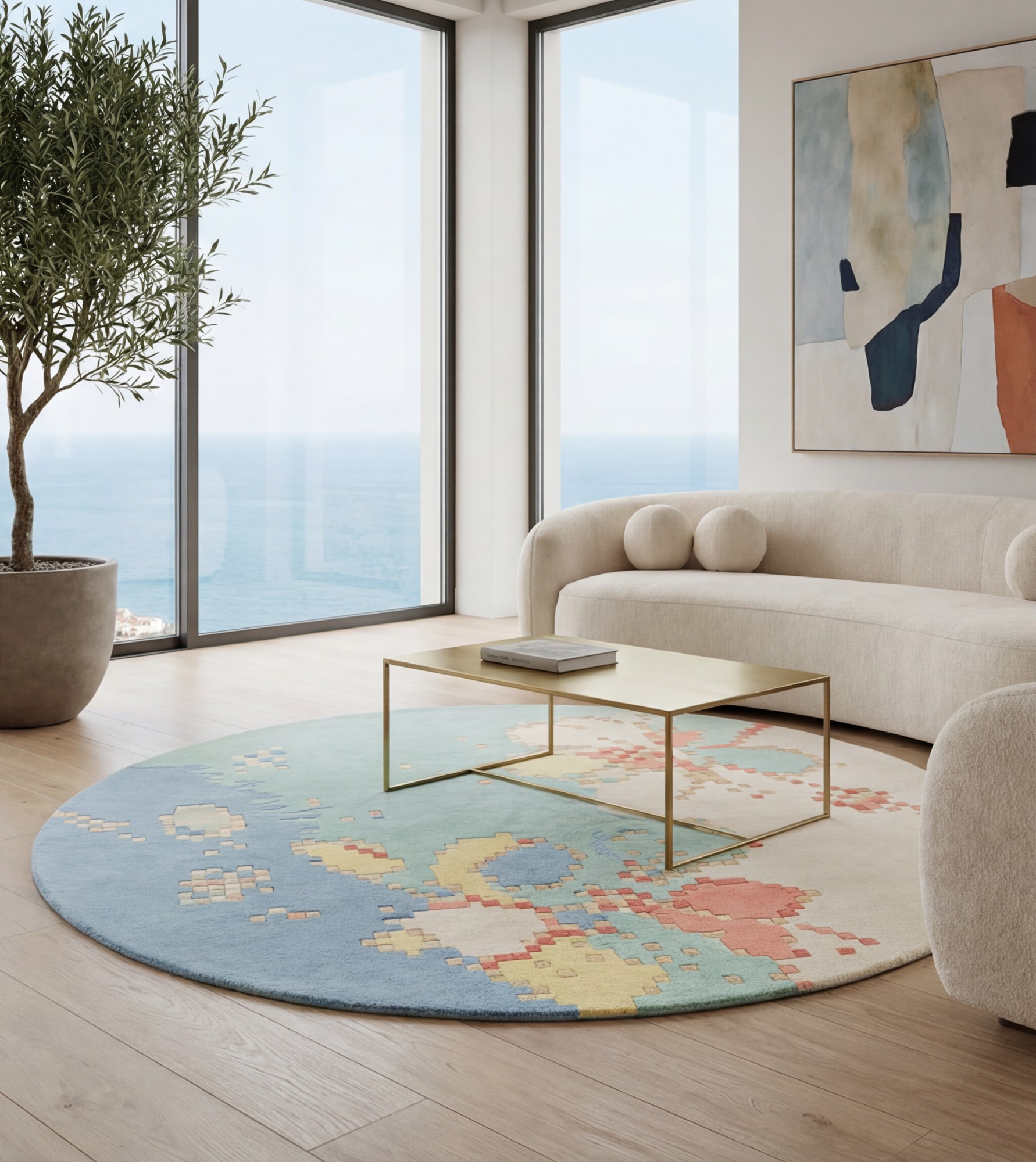 Tapis de luxe Sky Blossom