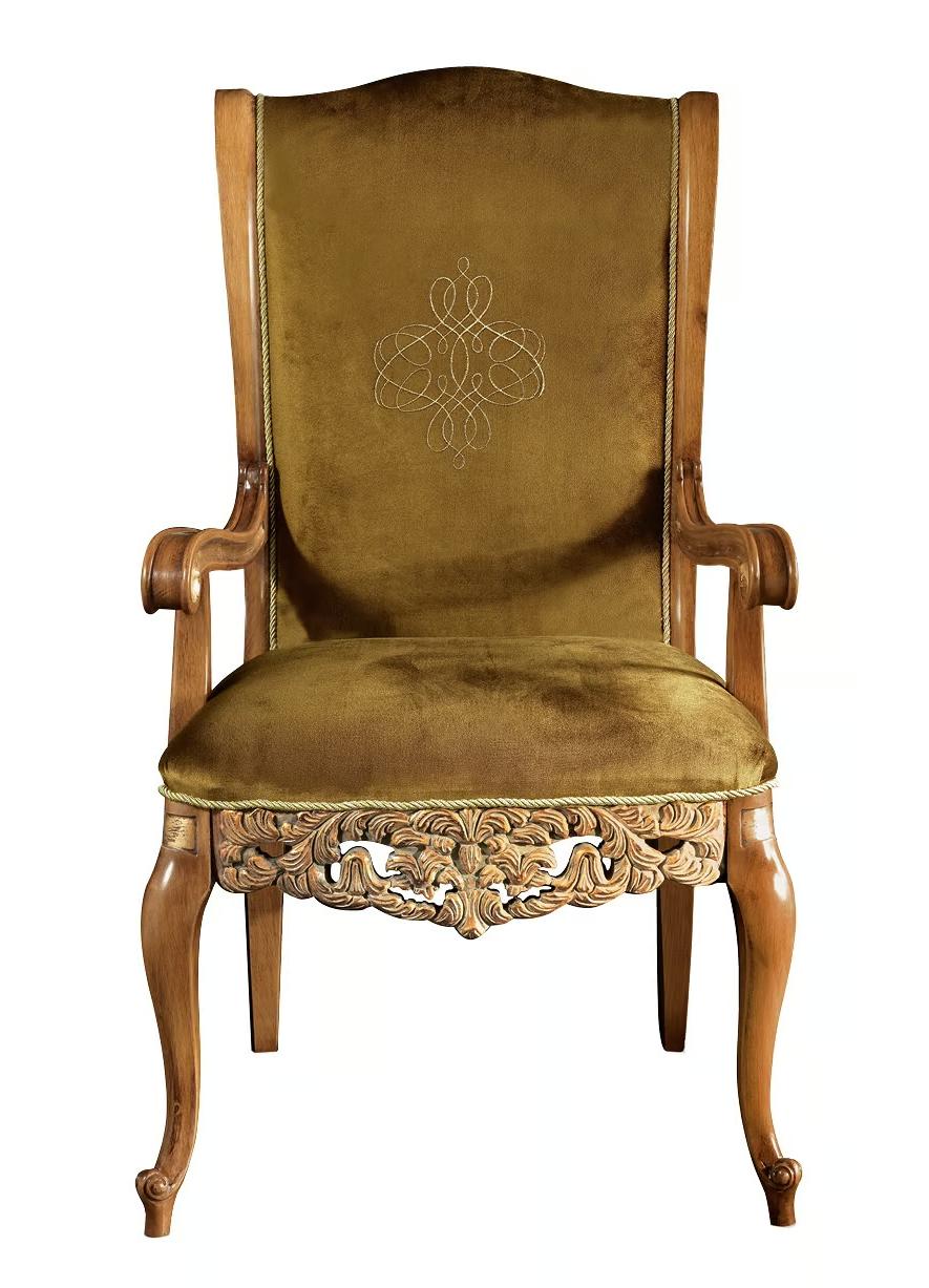 Chaise Royale Italienne avec Accoudoirs
