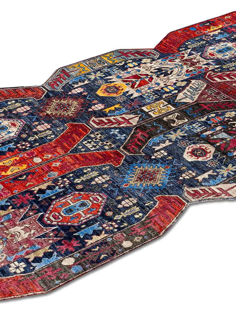 Tapis fait main de luxe Multiforme