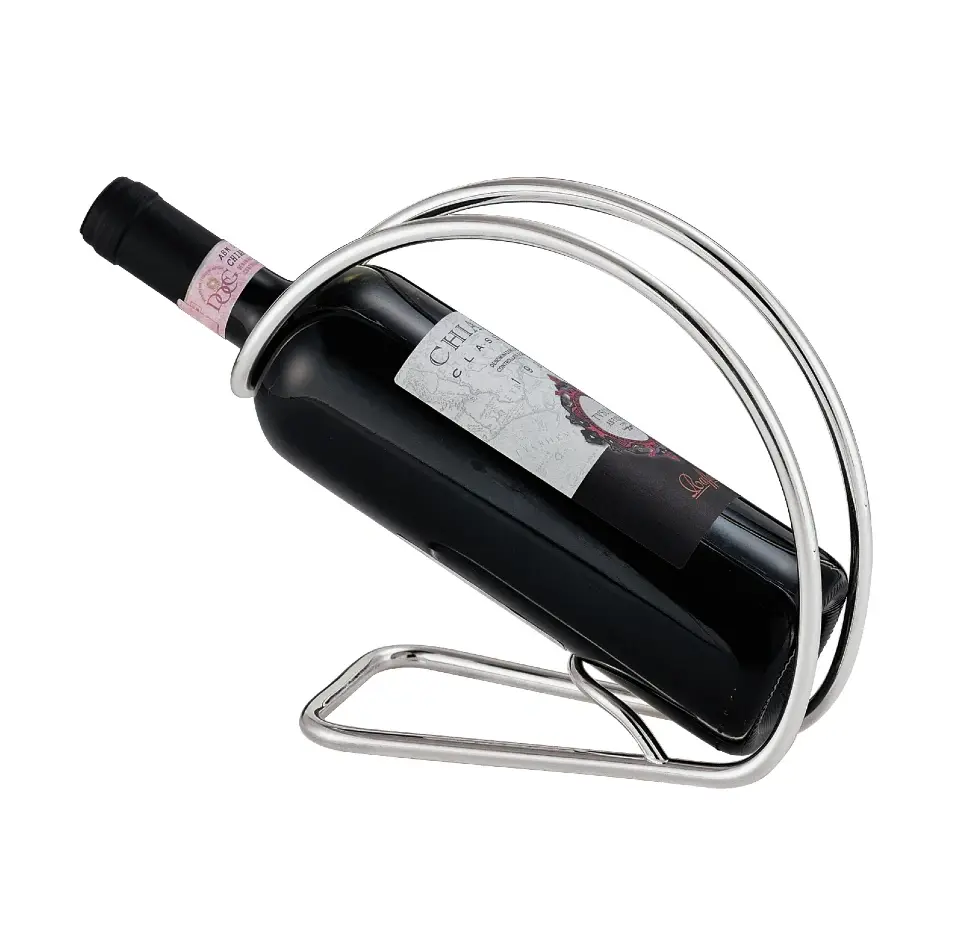Porte-Bouteille À Vin Argenté