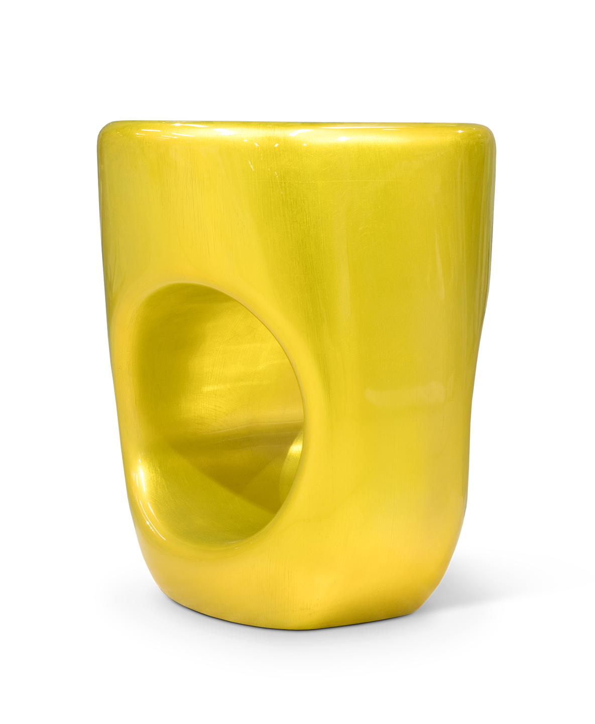 Tabouret Tectonique Citrine