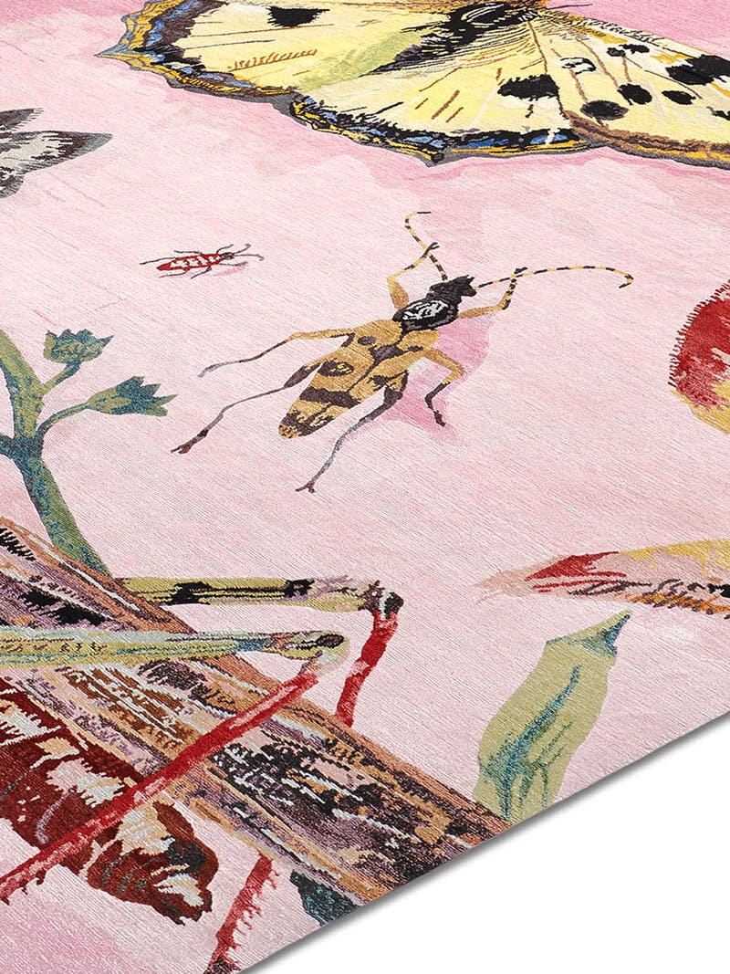 Tapis tissé main Sauterelle