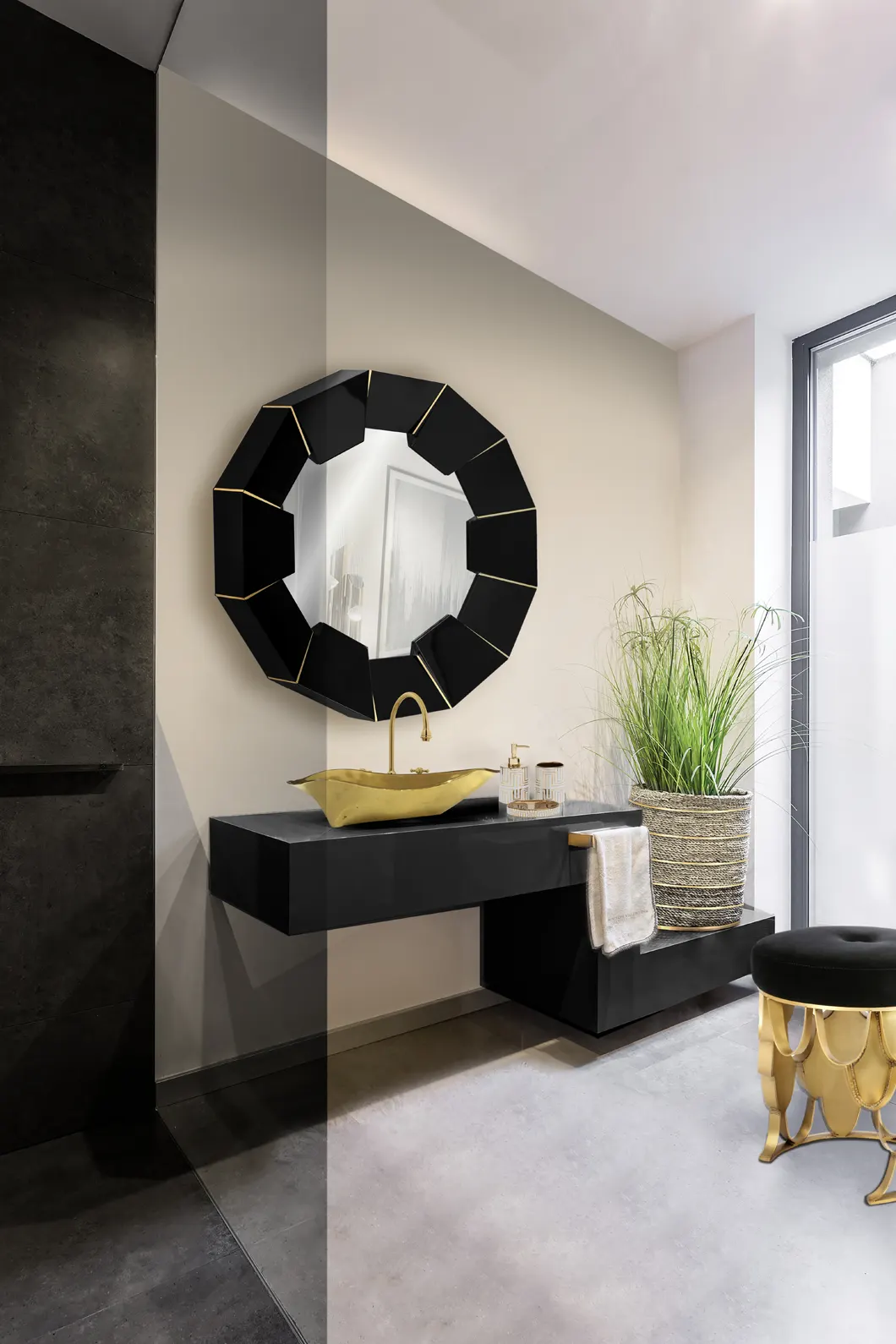 Miroir Radiance Noir