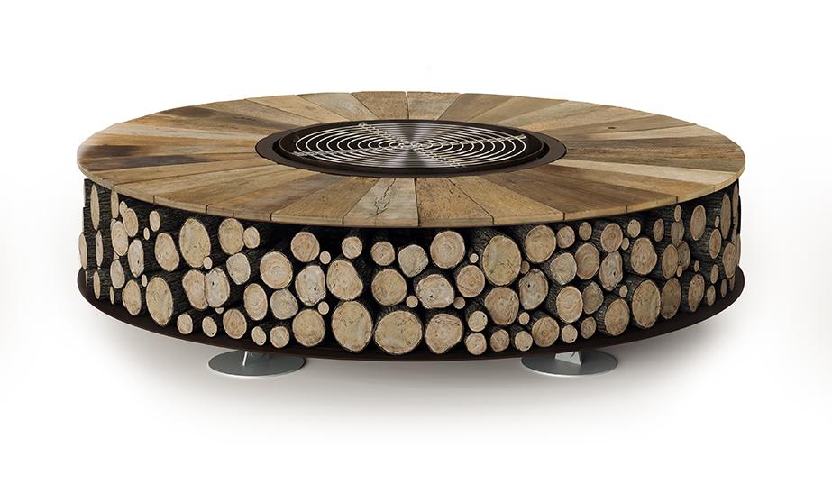 Brasero Zero en bois | Dimensions: Ø 300 cm