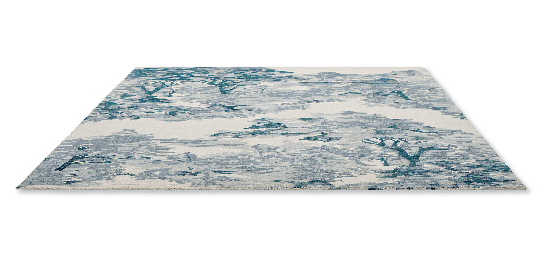 Tapis Landscape Toile Bleu Clair