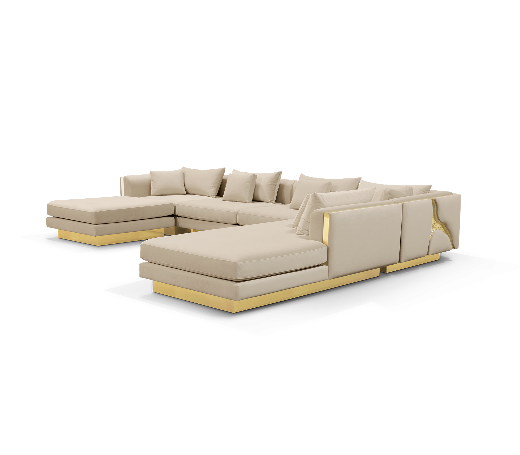 Canapé Modulaire Luxe Fissure