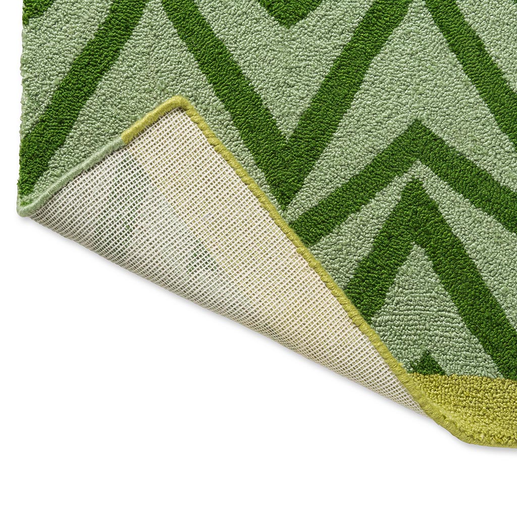 Tapis Dhurrie Vert Extérieur