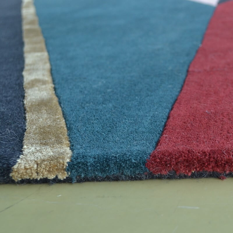 Tapis Rond Sahara Bourgogne | Taille: 170 x 240 cm