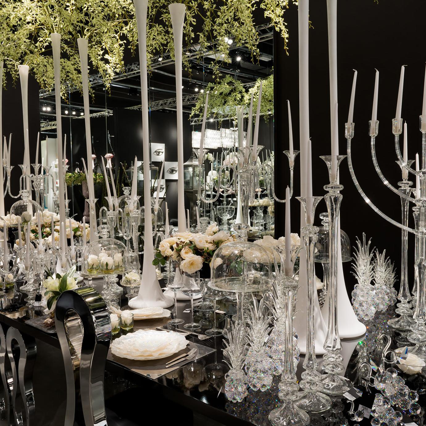 Bougeoir en verre Royal