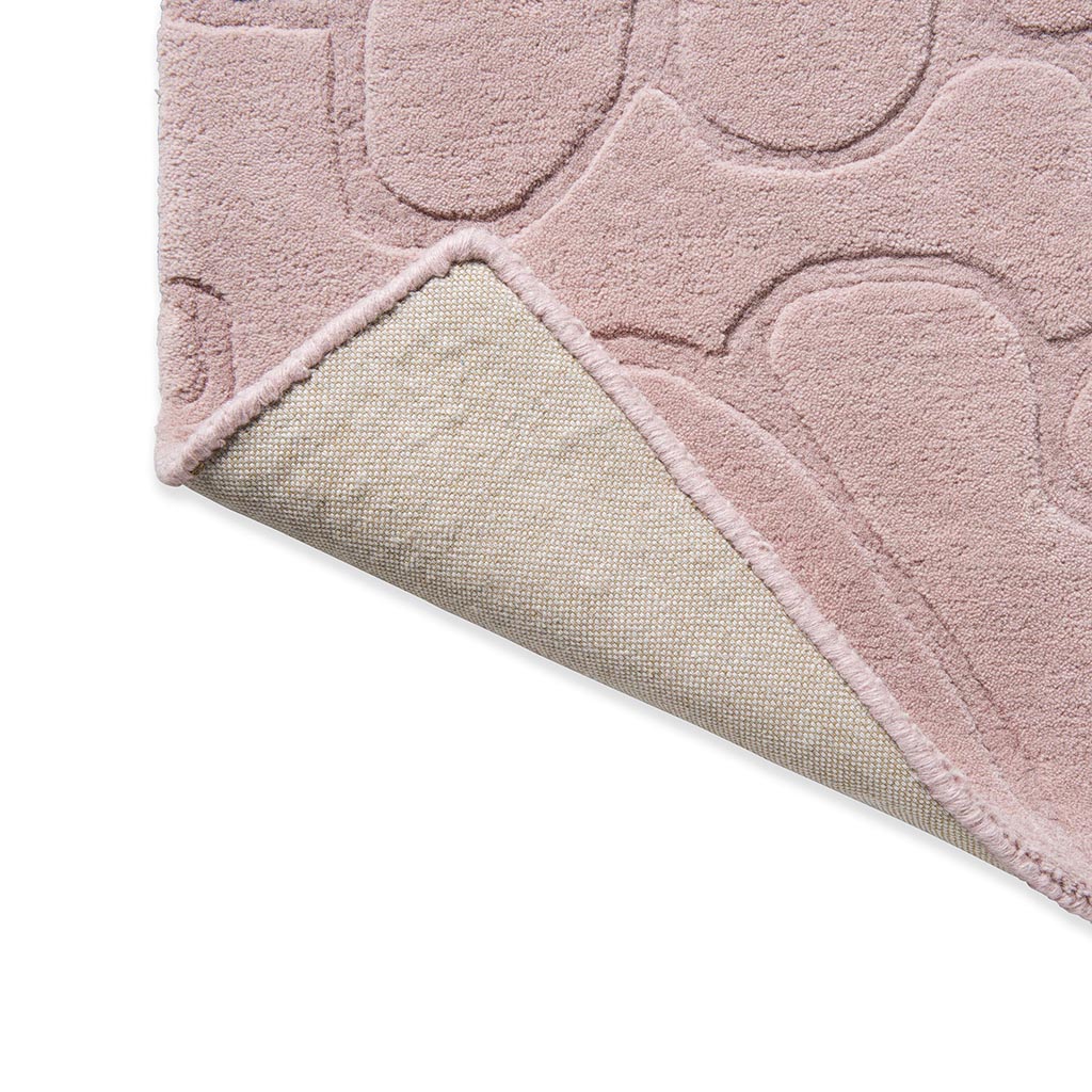 Tapis Pétales Coleby Rose Craie