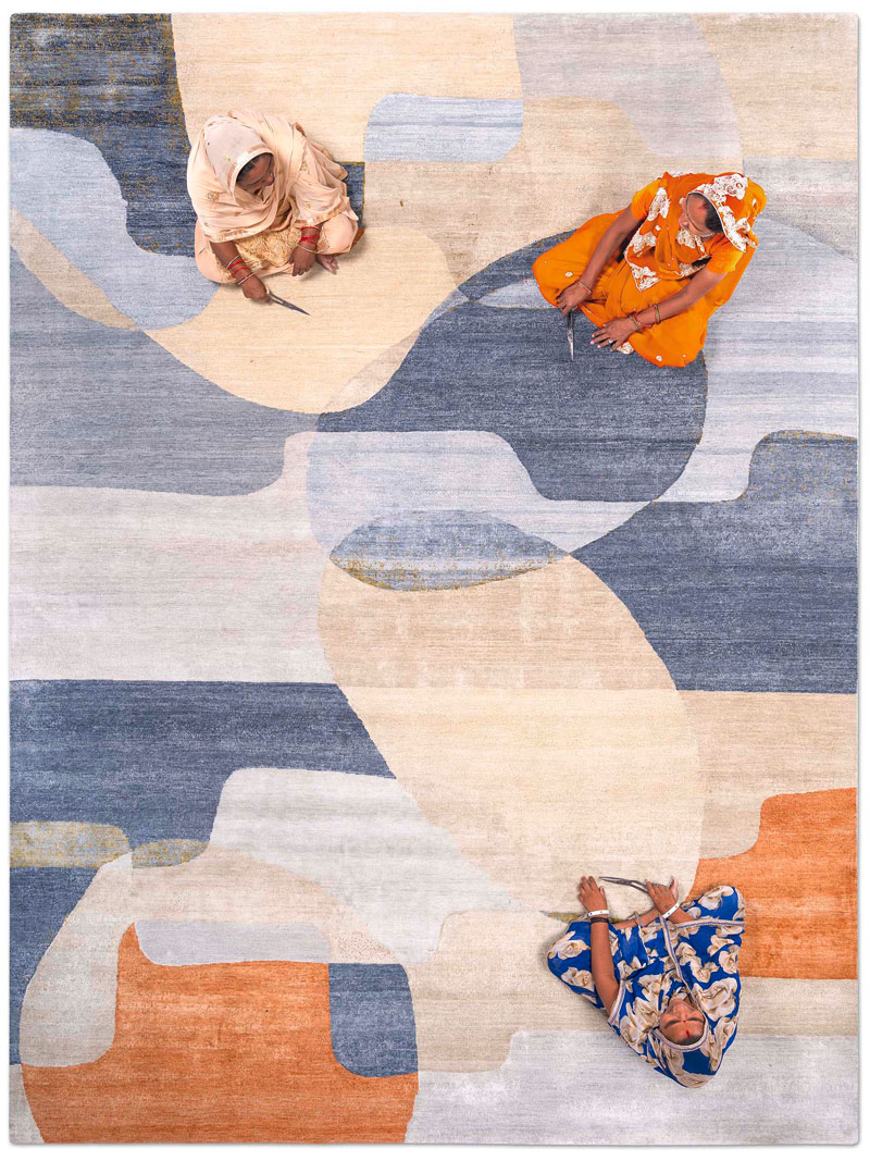 Tapis noué main de luxe Original