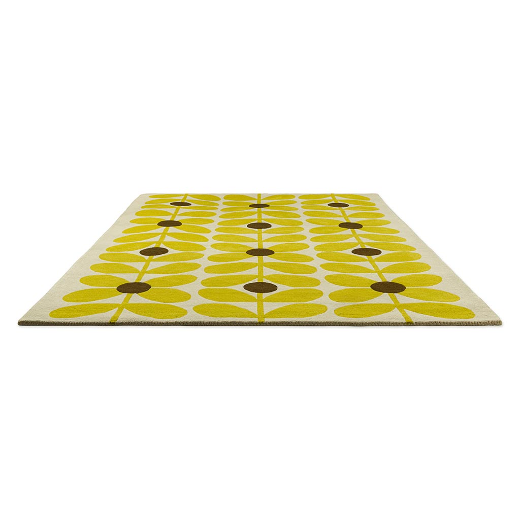 Sixties Stem Yellow Tapis | Taille: 250 × 350 cm