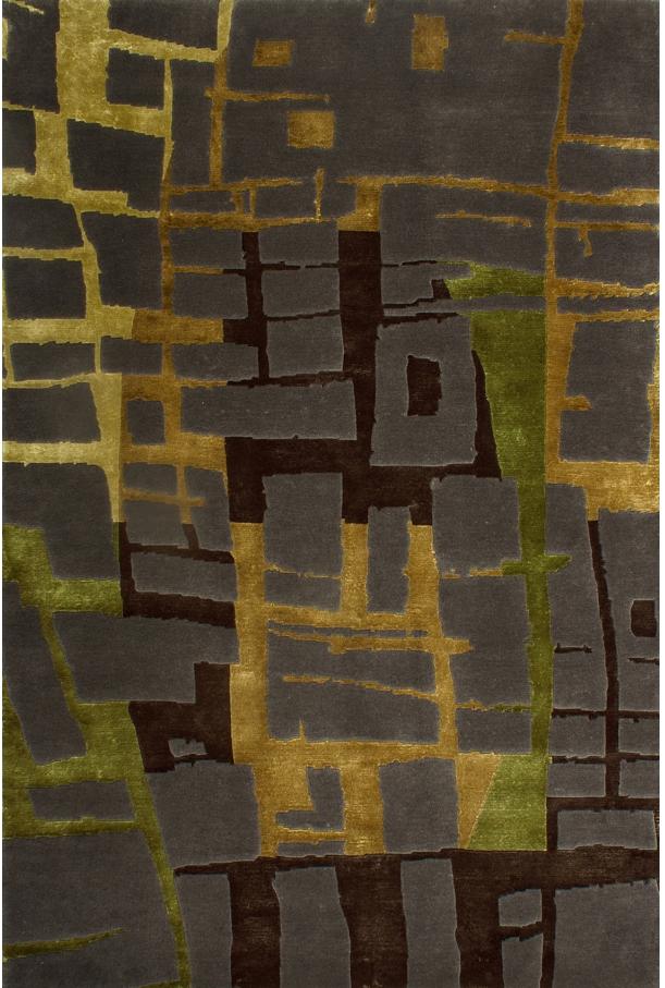 Tapis noué main laine & viscose Diana | Taille: 200 x 300 cm
