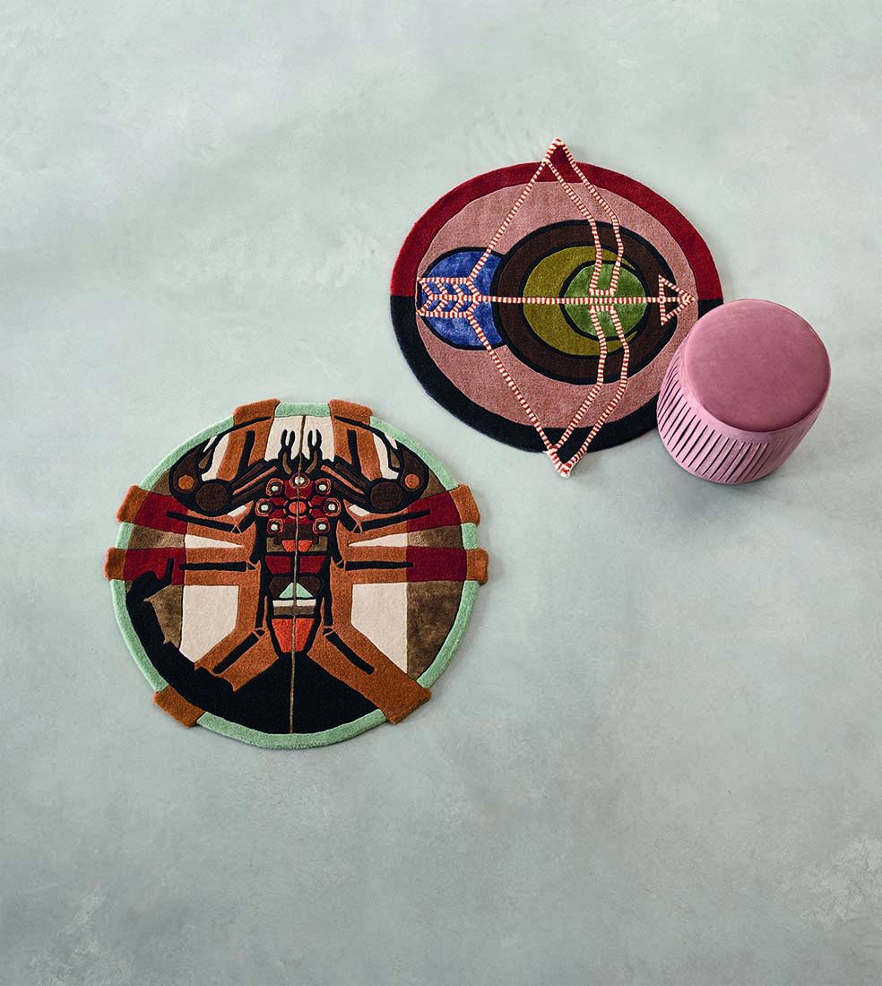 Tapis rond Zodiac Scorpion Cercle 161805