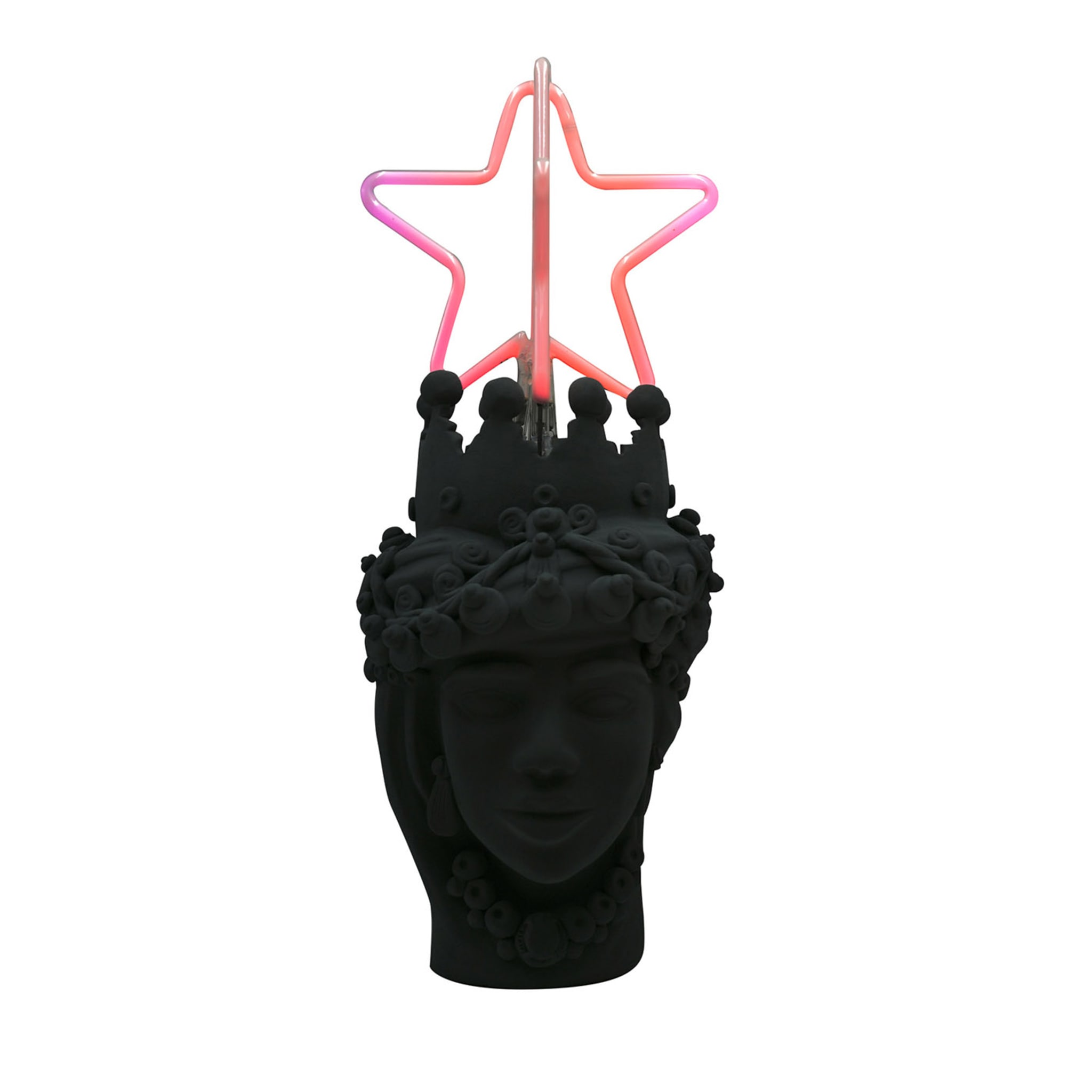 Sculpture Tête De Maure Néo Artisanale