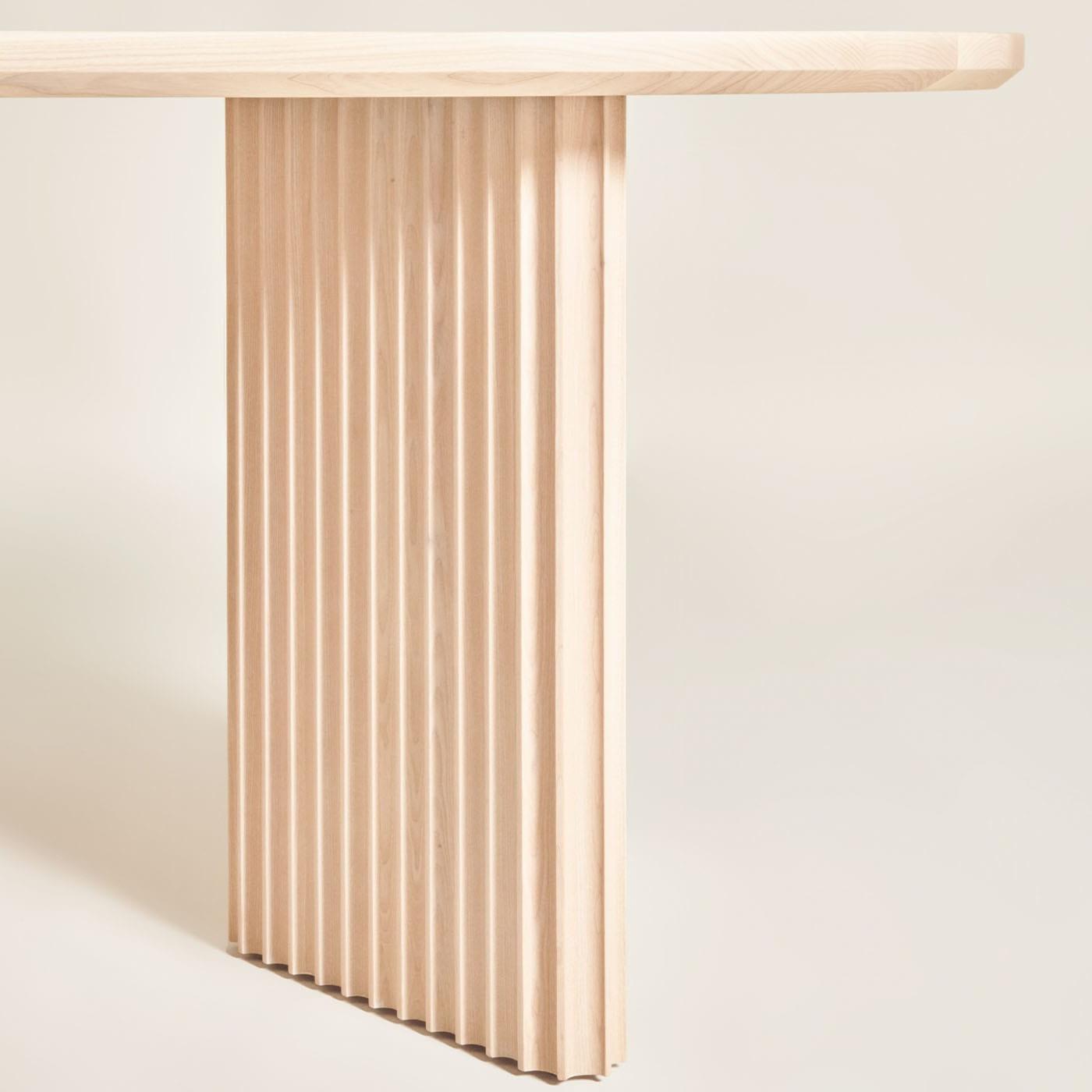 Table Basalto en Frêne Naturel