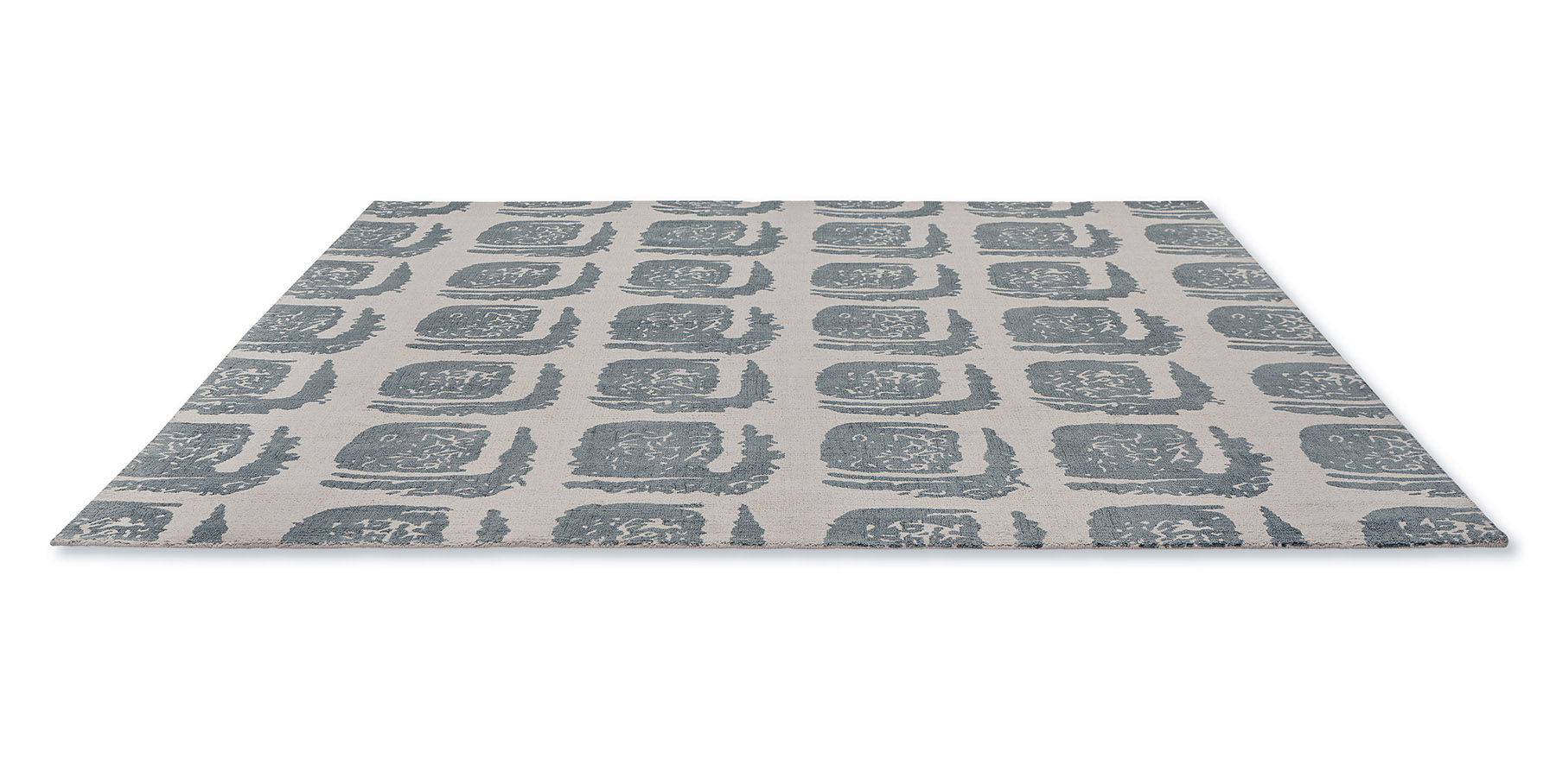 Tapis Woodblock Gris | Taille: 170 x 240 cm