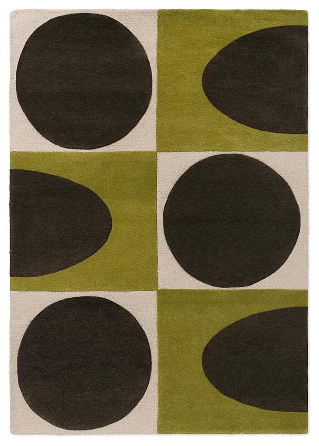 Spot Square Walnut / Lichen Tapis