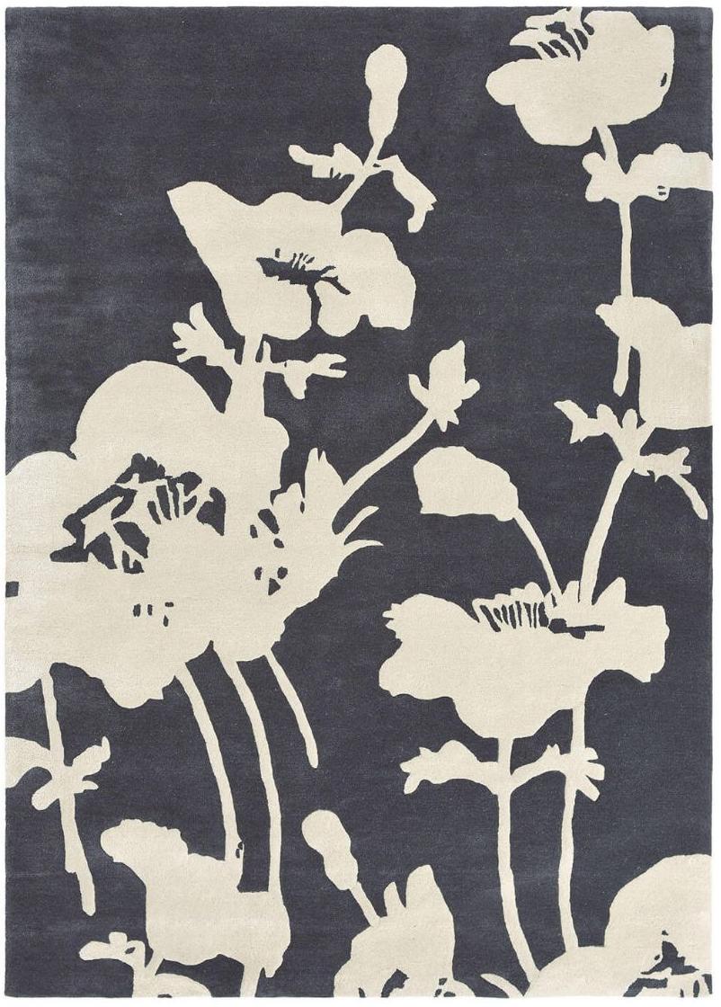 Tapis Floral 300 Charbon