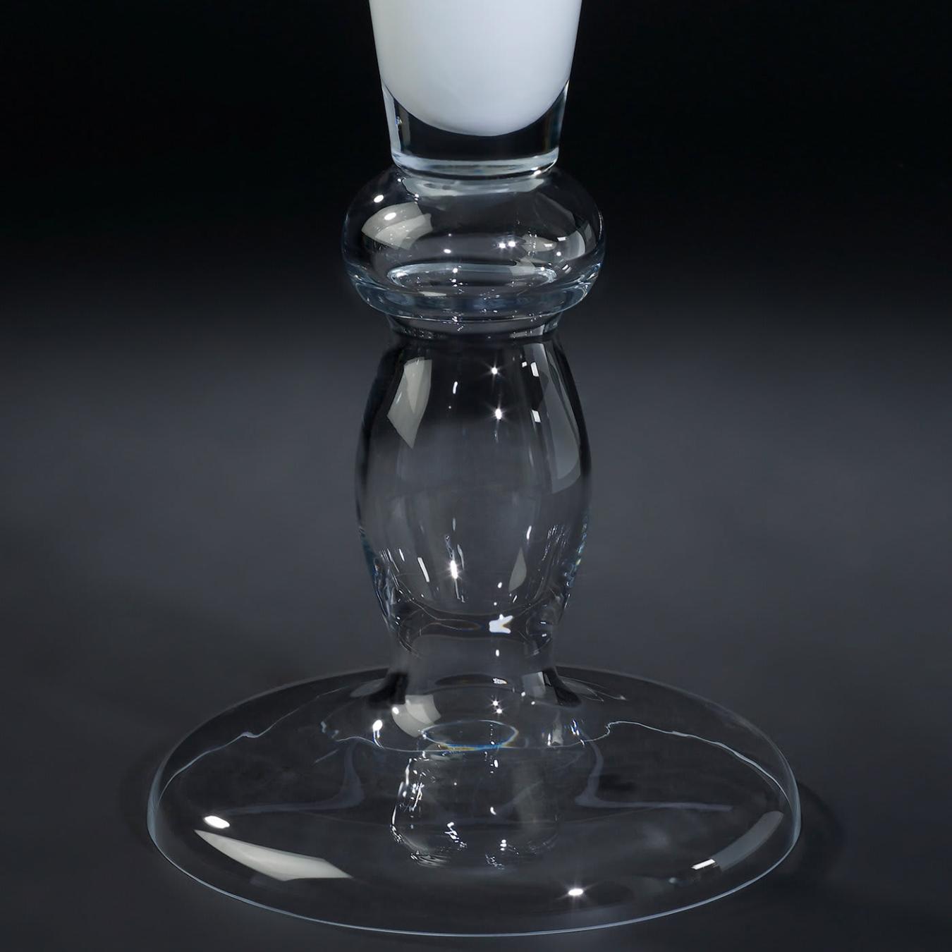 Vase blanc Mercurio