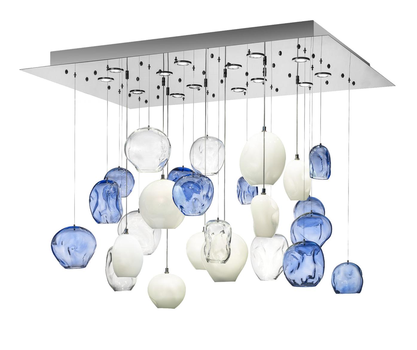 Lustre Murano Blue Motion