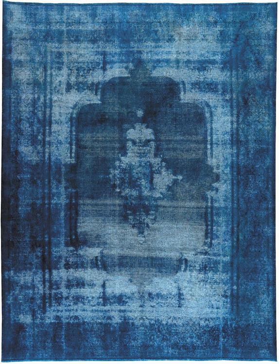 Tapis Vintage Bleu Foncé