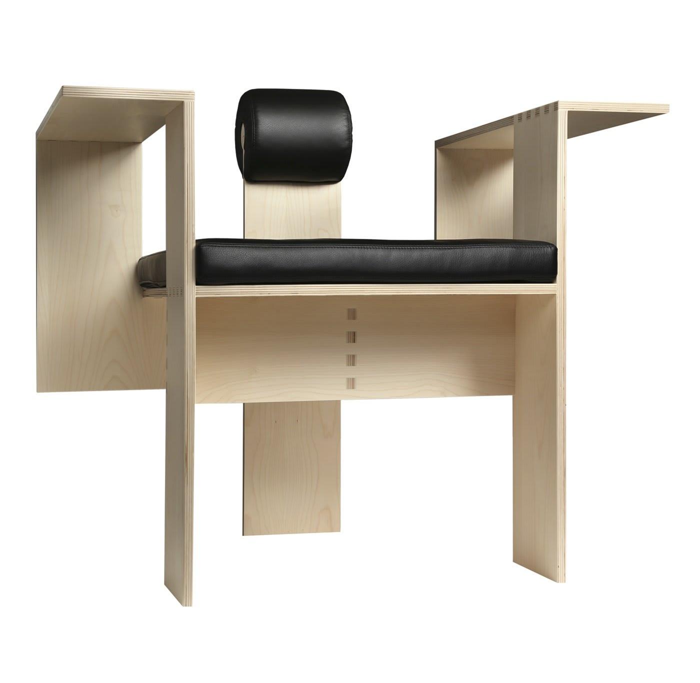 Fauteuil lounge sculptural