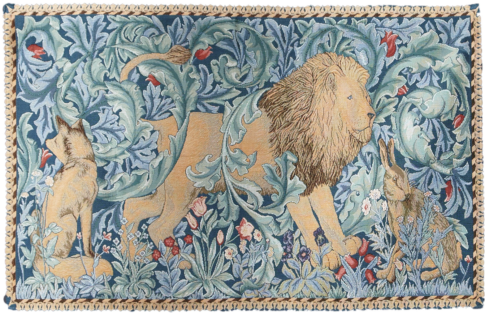 Tapisserie La Forêt, Lion, W. Morris