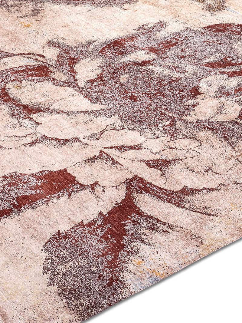 Tapis tissé main Fleurs
