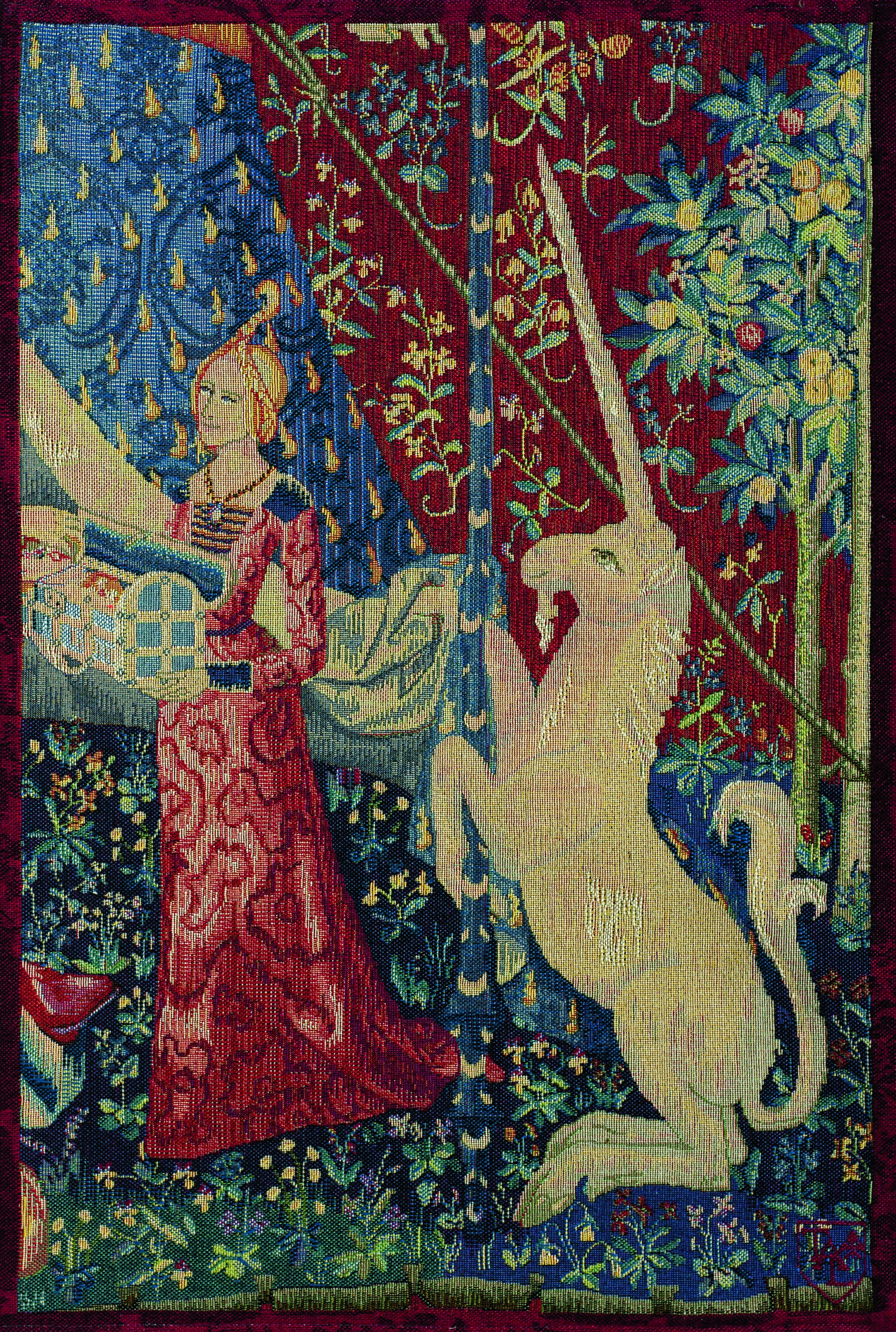 Tapisserie Fille dans la Boîte
