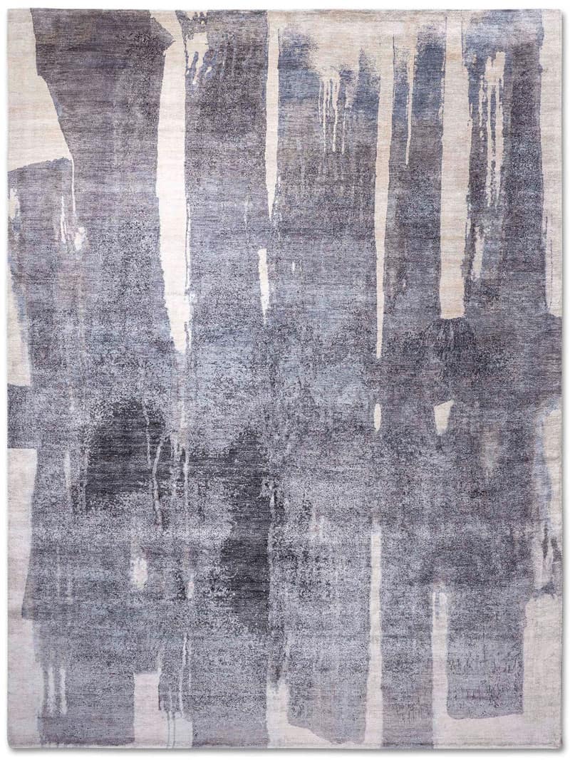 Tapis tissé main Gris Foncé | Taille: 140 x 210 cm