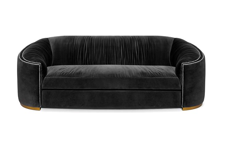 Canapé Incurvé Premium Confort Anthracite