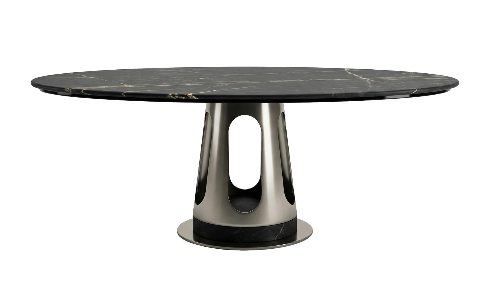 Table de salle à manger en marbre Aura