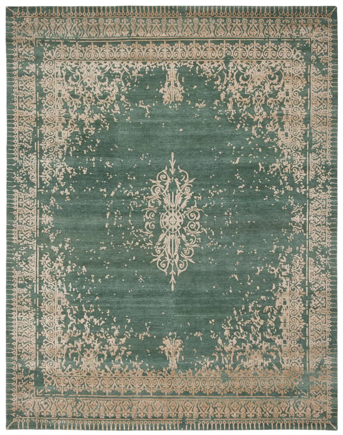Tapis Ferrara Spécial Rocked Vert | Taille: 200 x 300 cm